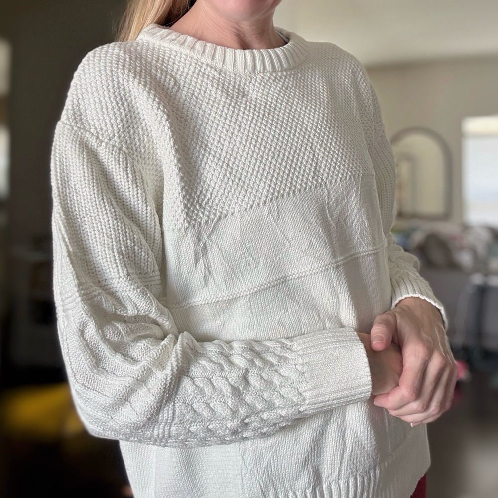Women's White Sweater